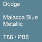 Preview: Dodge, Malacca Blue Metallic, T86 / PB8.